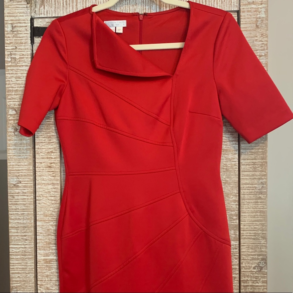 London times - Red cocktail dress never worn